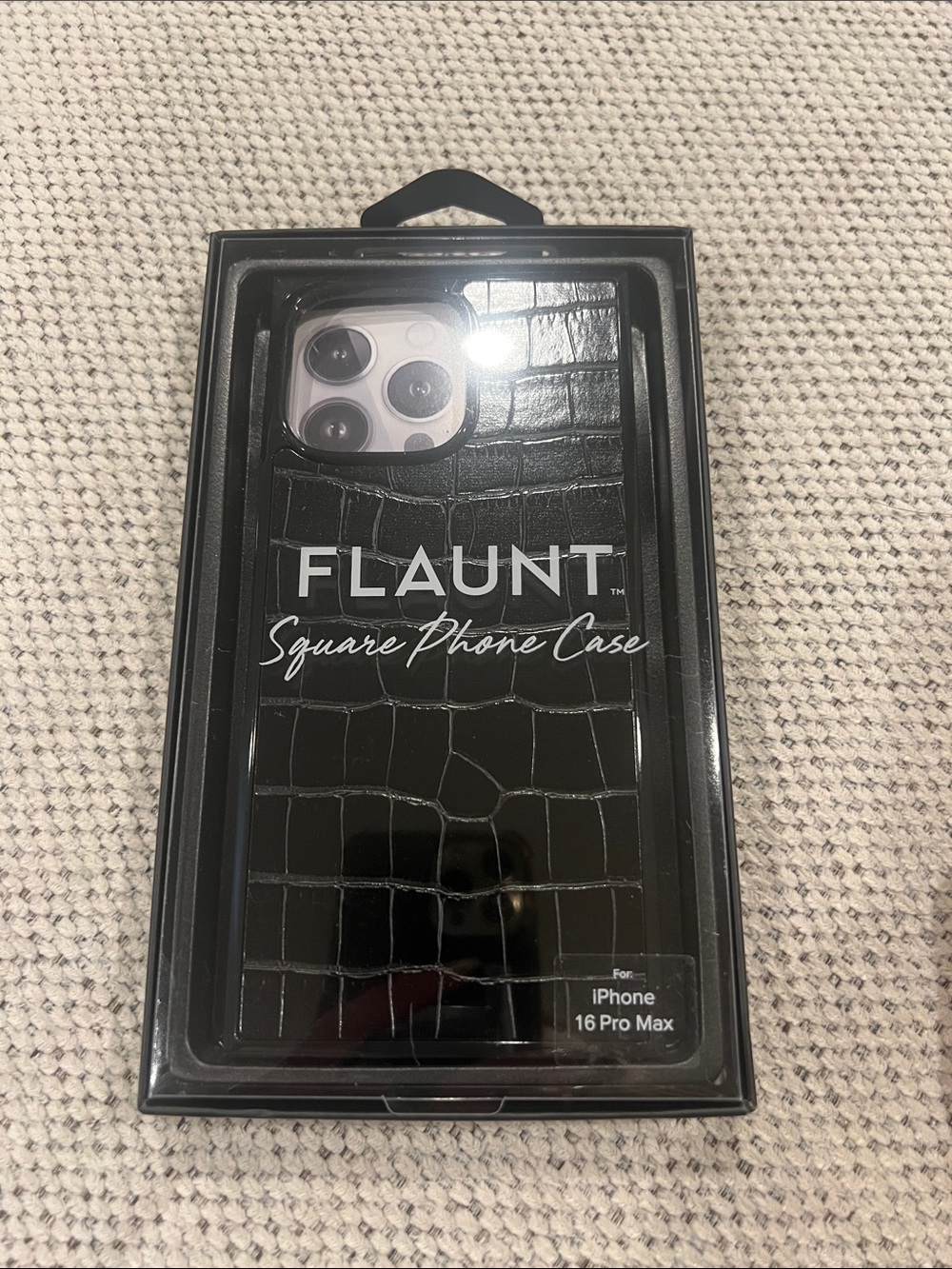 🐍 In My Reputation Era | Flaunt Square iPhone 16 Pro Max Case 🖤